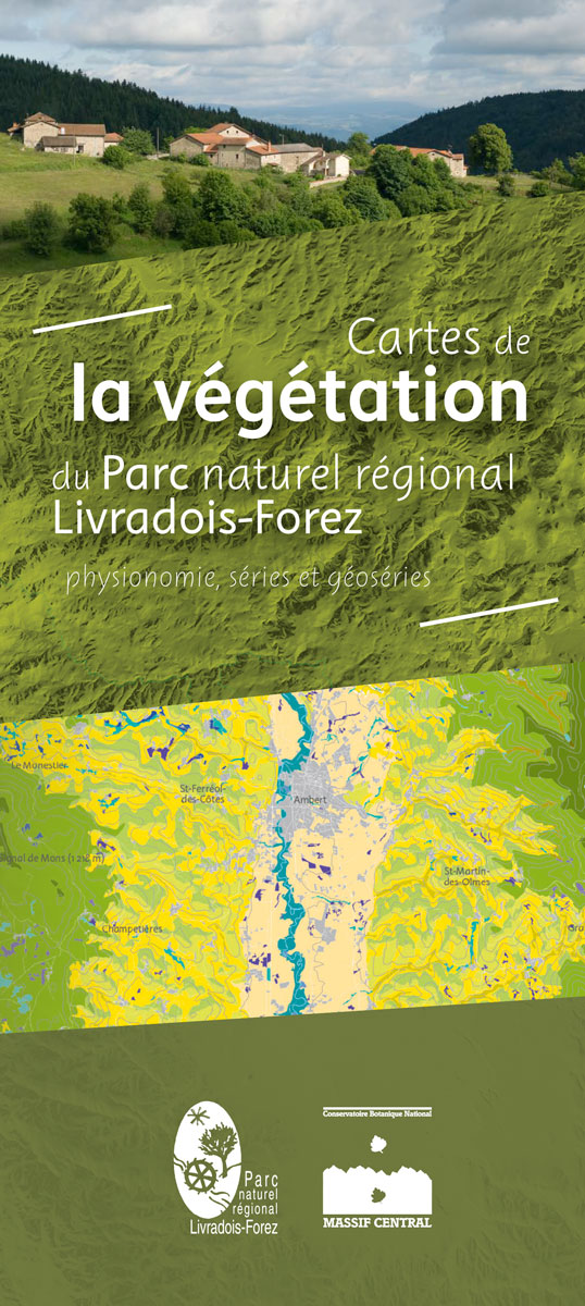 Carte De La V G Tation Parc Naturel R Gional Livradois Forez