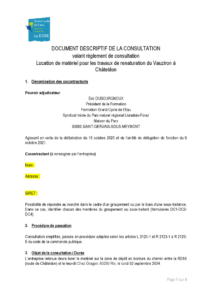 DDC - Location de matériel pour les travaux de renaturation du Vauziron à Châteldon (PDF - 345Ko)